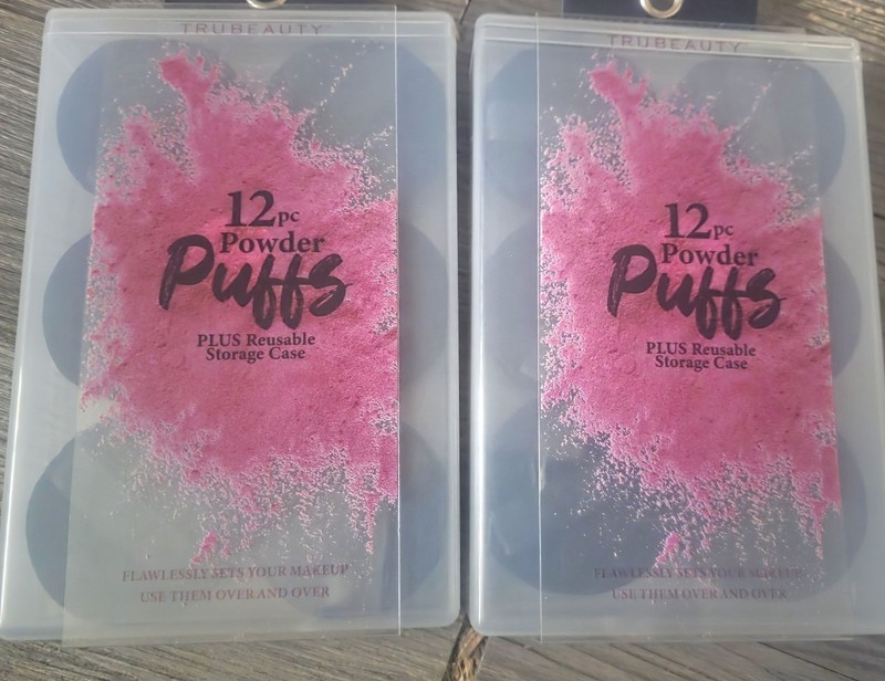 12 Pc Powder Puffs