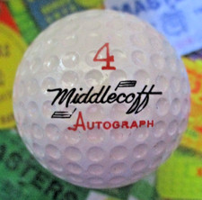 vtg new - CARY MIDDLECOFF AUTOGRAPH - Signature golf ball - Wilson - Vulcanized