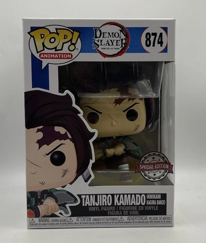 Demon Slayer #874 Tanjiro Kamado Hinokami Kagura Dance Special Edition Funko Pop