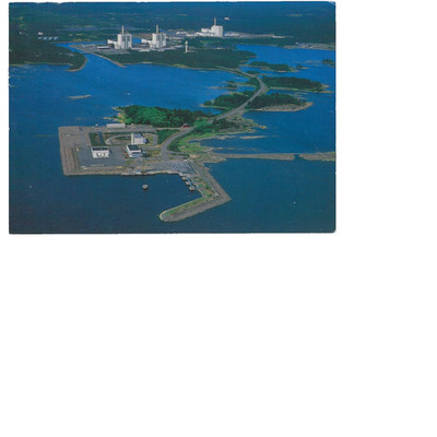 Ansichtskarte fast leer gebraucht  (Schweden) Forsmark nuclear power plant SFR