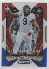 2021 Prizm Draft Picks All-American Red White & Blue Carlos Basham Jr #197 1hs9