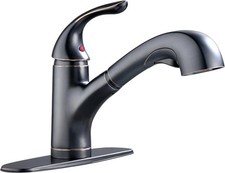 Single Handle Pull Out Kitchen Faucet,Oil Rubbed Bronze Oil