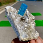 200G Rare!! Natural beautiful Aquamarine with Mica Crystal Specimen Rough — photo 6