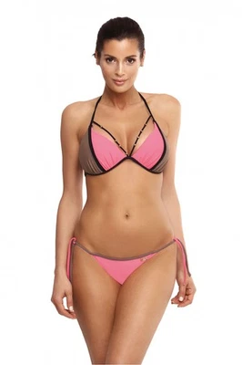 Maillot de bain 2 pièces femme Push-up Rosé Marko L 128979 - Photo 1/3