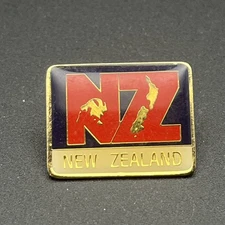 New Zealand Country NZ Lapel Hat Pin