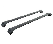 For Toyota Land Cruiser J100 1998-2007 Roof Rack Cross Bars Raised Rail Black