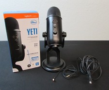 Logitech Blue Yeti A00132 Blackout MultiPattern USB Microphone w/Box B1