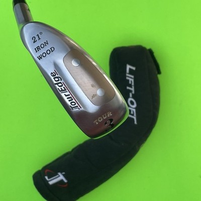 Tour Edge 21° 3 Iron Wood Lift-Off Stiff Flex Steel Shaft With Head over