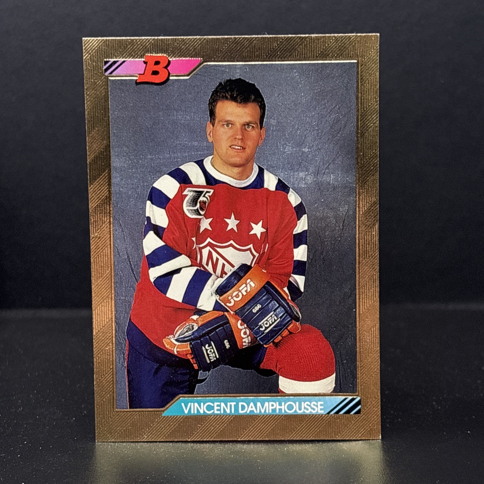 Vincent Damphousse 1992-93 Bowman Gold SP #203A Edmonton Oilers