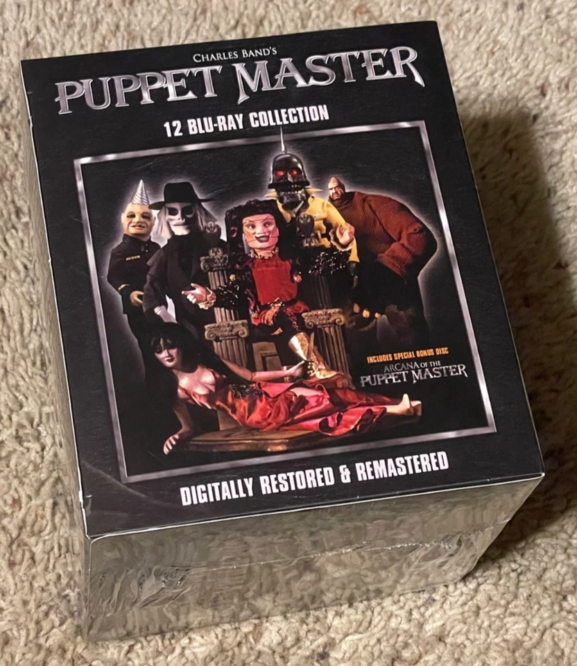 Puppet Master Blu-ray Collection NEW 12-Disc Box Set Full Moon Charles Band - Image 2 of 4