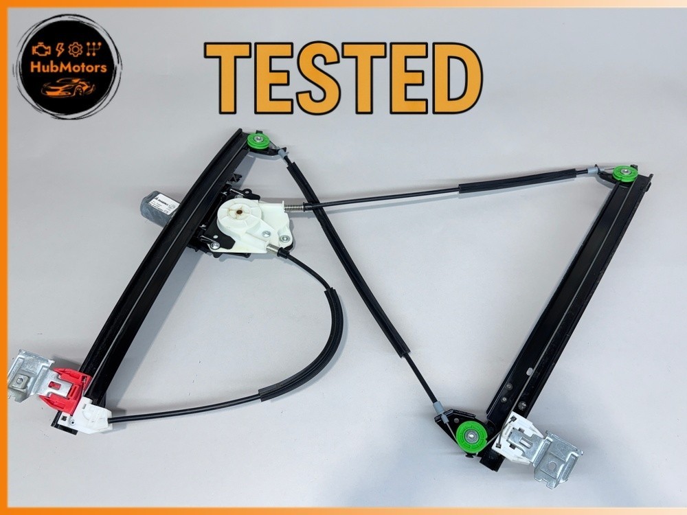 M139 03-13 Maserati Quattroporte Front Left Door Window Regulator w/ Motor