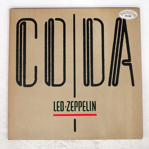 LED ZEPPELIN CODA SWAN SONG P11319 Japan VINYL LP
