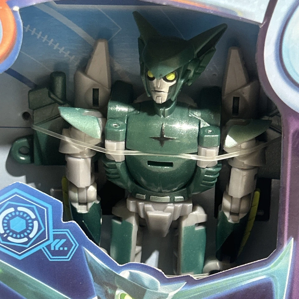 2023 Hasbro Transformers EarthSpark Nightshade Action Figure BAF Mandroid Series - Image 2 of 4