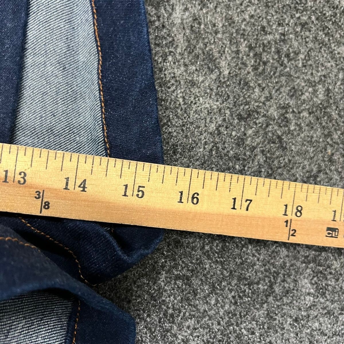 PILCRO The Kit High-Rise Utility Shorts Women's Size 29 Dark Denim