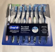 Oral-B---ProHealth Advanced Manual Toothbrushes--8 Count Soft-Plaque Eraser