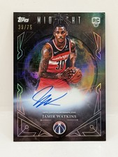 2025-26 Topps Midnight - Midnight Sun Signatures Dusk Jamir Watkins #/75 RC Auto