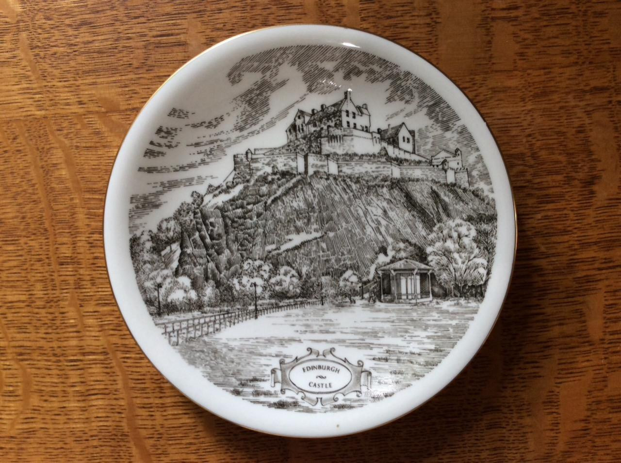 Wedgwood Edinburgh Castle Views of Great Britain  6" bone china plate