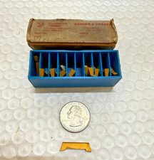 MANCHESTER WOC CHIPMAKER DOGBONE INSERTS 502-185 QTY 11 (NEW)