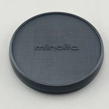 Minolta Plastic 75mm Push-On Front Lens Cap for 72mm Filter Front GENUINE OEM