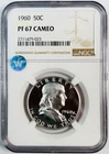 1960 Franklin Half Dollar NGC PF-67 Proof Cameo Sight White