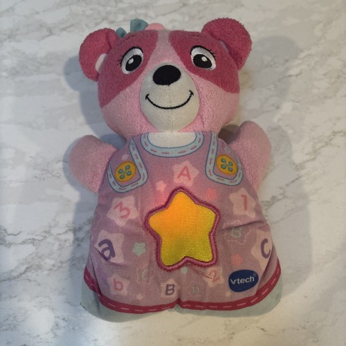 V-Tech Soothing Songs Bear Cub Plush Baby Toy Tested Works