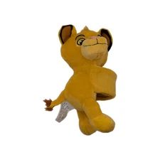Disney Cutie Cuff Simba Plush Slap Bracelet Steering Wheel Cuff Lion King EUC