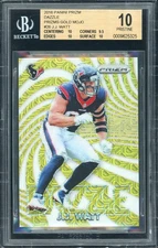 2016 Prizm J.J. Watt Dazzle Gold Mojo /10 #26 BGS 10 POP 1 Case Hit SSP