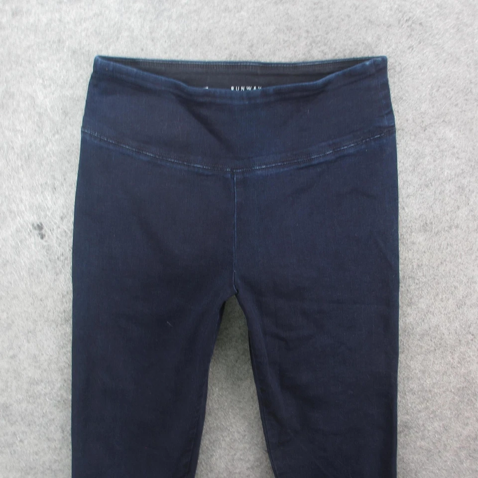 Leggings elásticos para pasarela lavado oscuro 12P White House Black Market para mujer Foto 2 de 4