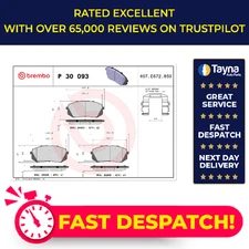 Brake Pads Set fits HYUNDAI TUCSON TL 1.6D Front 18 to 20 D4FE Brembo 58101C2A10