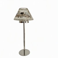 Teelichthalter Teelichtlampe Elegant Glas Perlmutt HöHe 34 Cm Gilde