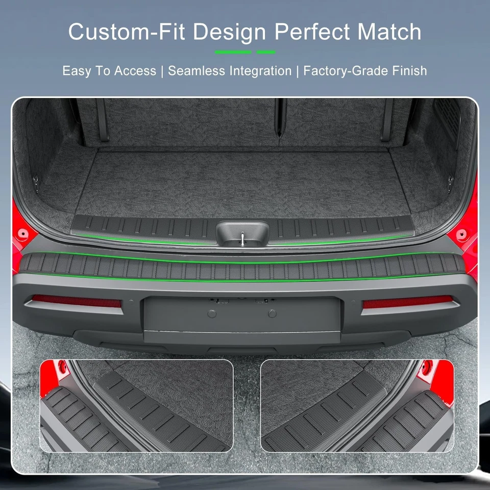 For 2022-2025 Nissan Pathfinder Rear Bumper Protector Bumper Guard Trunk Sill - Image 2 of 4