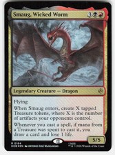 Smaug, Wicked Worm [Foil] #164 Prices | Magic The Hobbit | Magic Cards
