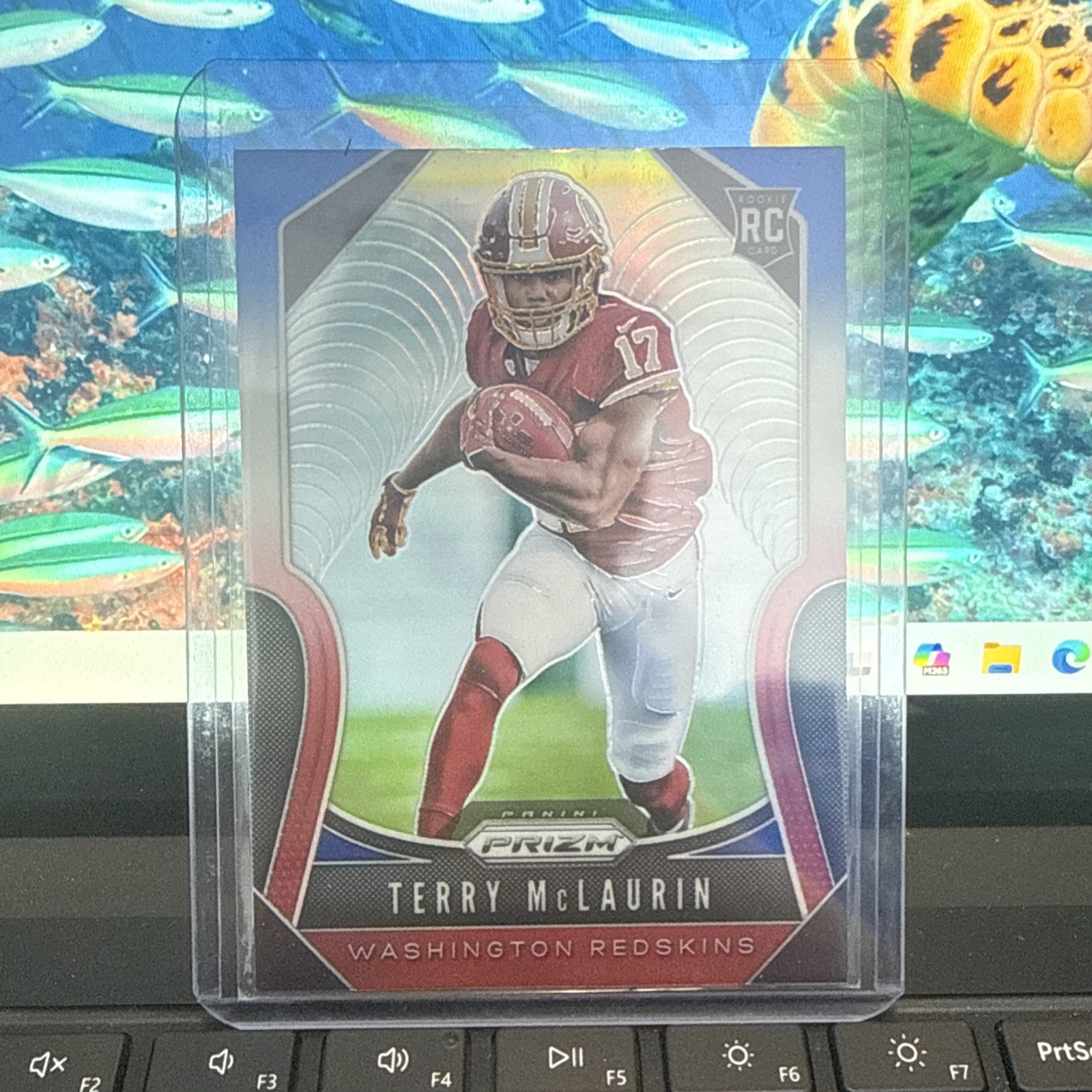 2019 Prizm Terry McLaurin RC Rookie Red White Blue Prizm #353