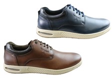 Zapatos informales con cordones de cuero Ferricelli Benny para hombre hechos en Brasil - ModeShoesAU