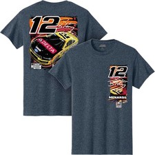 Classic Ink USA Ryan Blaney #12 NASCAR 2026 Car Scheme 2 Sided Car T-Shirt