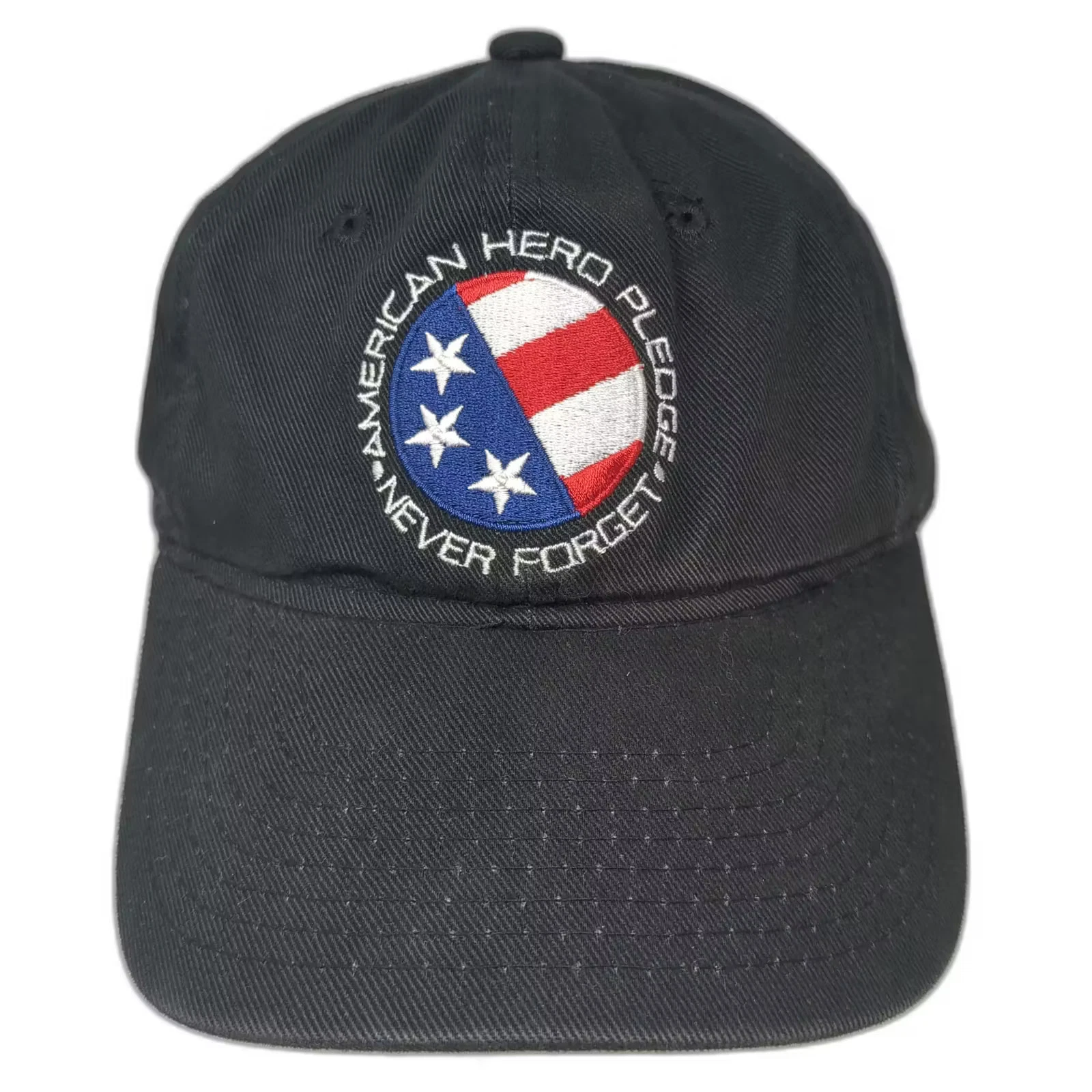 Outdoor Cap Baseball Cap Black One Size American Hero Pledge Never Forget Hat