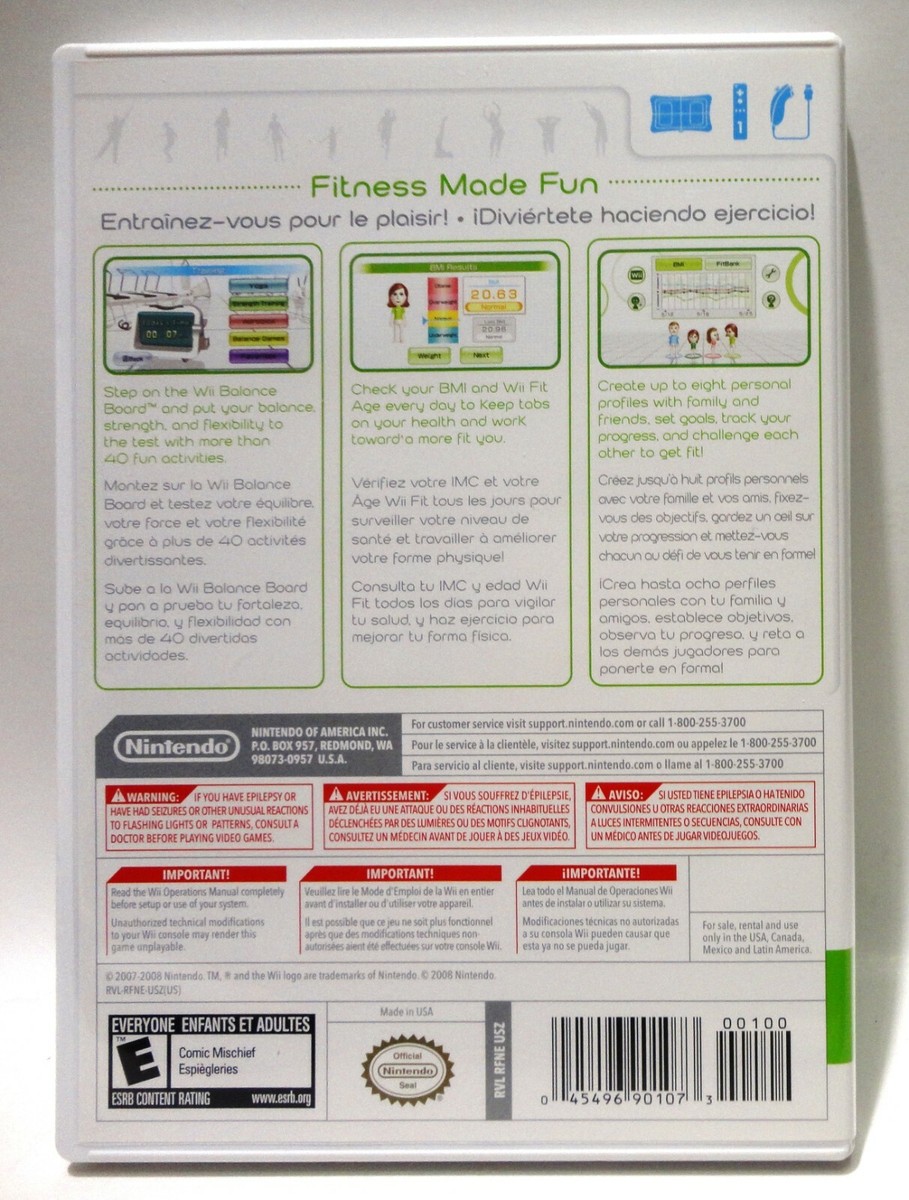 Nintendo Wii Fit Game in Original case With instructions 901073
