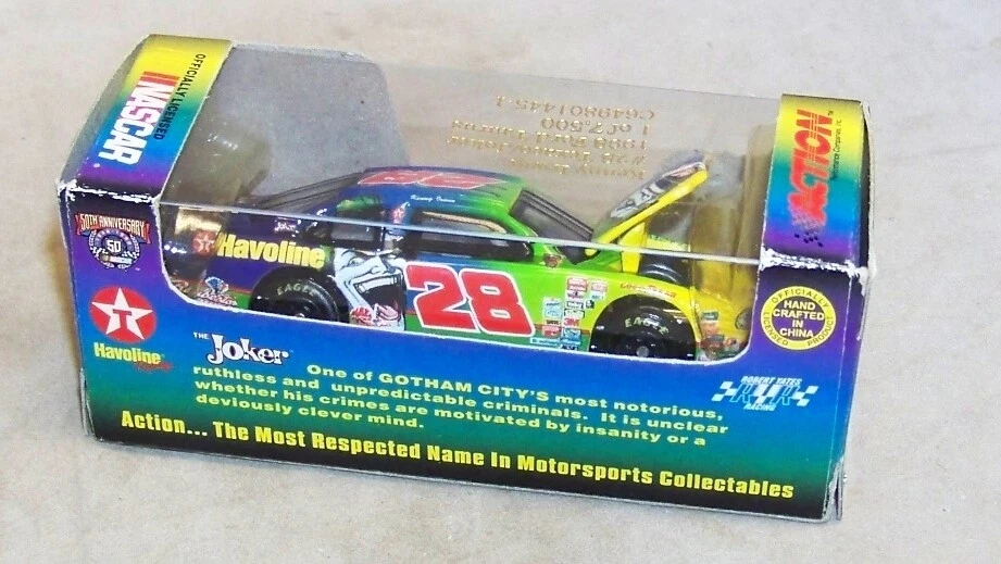 1:64 ACTION RCCA 1998 #28 TEXACO BATMAN THE JOKER RYR FORD KENNY IRWIN NIB - Image 2 of 4
