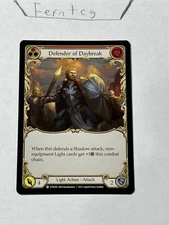 Flesh and Blood Defender of Daybreak Red Common NM Dusk till Dawn Ships Same Day