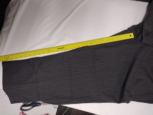 Just My Size JMS Plus Size 26W Brown Striped business Casual Dress Pants - Picture 11 of 12