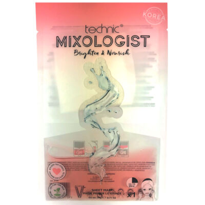 Technic Gesichtsmaske - Mixologist Aufhellen Nourish Hyaluronische Hautpflege glatte Haut