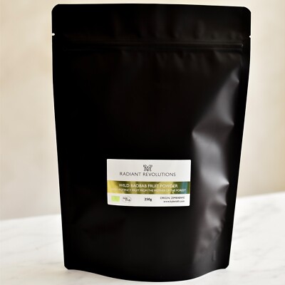 250g Wild Simbabwean Baobab Fruchtpulver - Fairwild und Bio zertifiziert