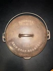 Vintage Wagner Ware Cast Iron Drip Drop Roaster No. 10 1270 B W/ Trivet RARE