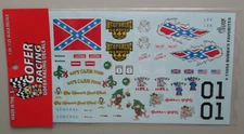 BUBBA'S FAVORITE 1:24 1:25 GOFER RACING DECALS CAR MODEL ACCESSORY 11054