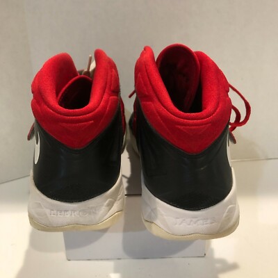 Nike Zoom Lebron James Shoes Size 10.5 #626958-991 Red Black Preowned Nike Zoom Lebron James Shoes Size 10.5 #626958-991 Red Black  main image 4