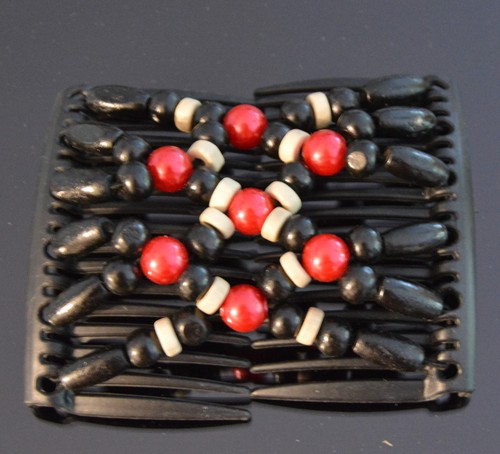Trend African Hairclip XL Haarklammer Haarspange Haarkamm Holz Comb + 63 Modelle - Bild 16 von 57