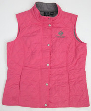 Kate Lord Whatley Quilted Vest Pohick Bay Golf Course Vest Carnation Pink LARGE