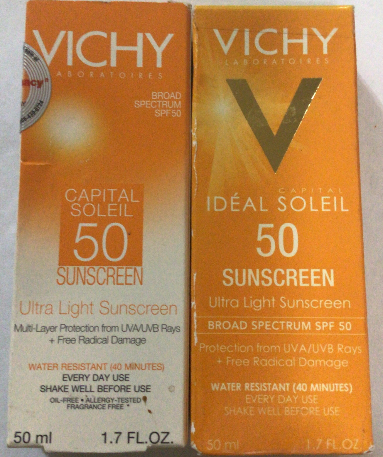 vichy capital soleil spf 50 sunscreen