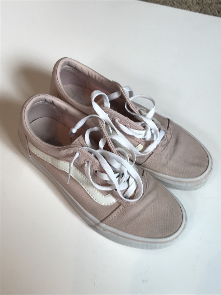 Vans Old Skool Skate Shoes Dusty Rose Womens Size 1/2