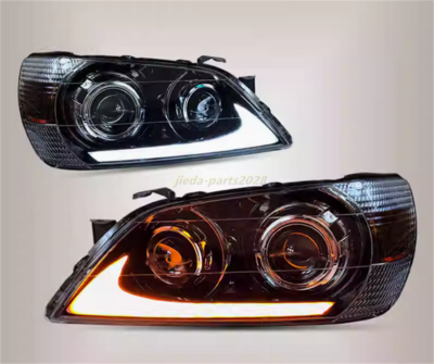 pair For Lexus IS200 IS300 Altezza LED DRL Headlights Projector